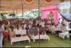 A view of the gathered guests at the function